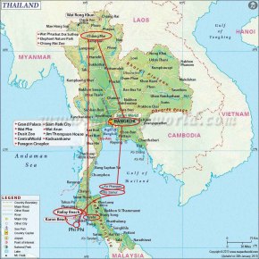 thailand map, 20 day trip to thailand, best places in thailand, holiday destinations, most beautiful countries in the world, chiang mai